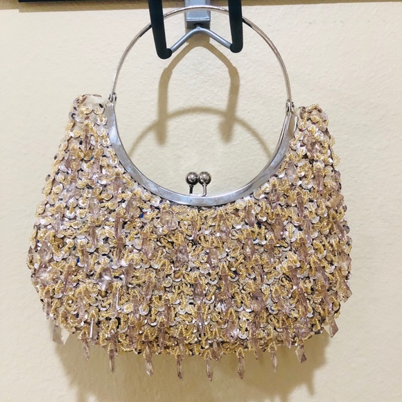 Handbags - Fashionable sequin and beaded purse!